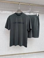 阿玛尼 2025Ss春夏新款短袖套装，男女同款。上身效果超赞，码数 M-3Xl
