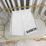 Givenchy 纪梵希印花纯棉短裤卫裤五分裤 1:1对版面料380克毛圈高克重百分百纯棉 提前做过预缩水1×1双纱洗一辈子都不会变形的 男女同款 官网细节 字