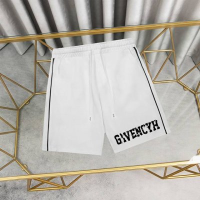 Givenchy 纪梵希印花纯棉短裤卫裤五分裤 1:1对版面料380克毛圈高克重百分百纯棉 提前做过预缩水1×1双纱洗一辈子都不会变形的 男女同款 官网细节 字