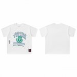 t8822 顶级品质 Travis Scott X Mitchell X Ness Tulane Green Wave Hand-Drawn短袖 做工精美 走线
