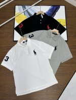 Ralph Lauren拉夫劳伦三色夏季经典常青polo衫翻领纯棉舒适感短袖T恤爆款推荐Ralph Lauren拉夫劳伦polo经典刺绣Logo保罗polo领衫