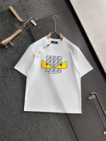 款号:F057 fendi 芬迪 25Ss 大师亲手设计潮牌新品印花圆领短袖T恤 春夏最新砖柜同步 Os落肩版型 - 260G双纱纯棉顶级面料 手感柔软 百分百