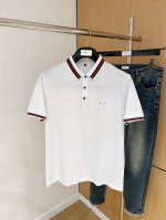 古驰25Ss新款春夏短袖翻领T恤Polo，最高版本客供定制高端朱地面料简单时尚款，螺纹拼色螺纹配色超级好看！经典Logo简单大方的款式！满满的高级感，四季可穿。