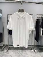 lw25Ss春夏新款珠地棉质混纺时尚轻薄翻领短Tee，男士经典浮雕Logo三粒扣休闲短袖Polo衫！贸易公司渠道稀出，领先官网发售！西班牙一线潮牌上线，都市休闲