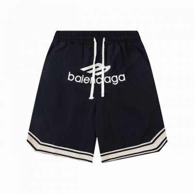 上新 款号 G030 balenciaga巴黎世家新款字母刺绣Logo织带短裤情侣款五分裤 1采用高精度酷丝绵精梳面料 清爽丝滑透气 告别厚重感 上身超级有型