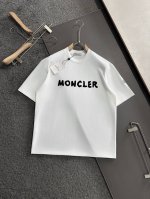Mon 2025Ss春夏最新款圆领时尚短袖T恤，官网同步，专柜纯棉面料！贴肤舒适，耐看又好穿，经典简约Logo设计，原厂工艺一丝不苟，型男必备单品 码数M-Xx