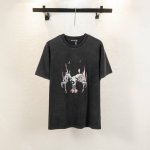 p90-款号C28【顶级版本】 acne Studios Ss24 骷髅印花圆领套头重工洗水落肩短袖纯棉重磅280克 经典字母都是无敌显白百搭的简约的圆领设计