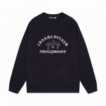 chrome Hearts克罗心十字架皮革五金刺绣圆领毛衣 颜色 红色 棕色 黑色 码数 S M L Xl Xxl