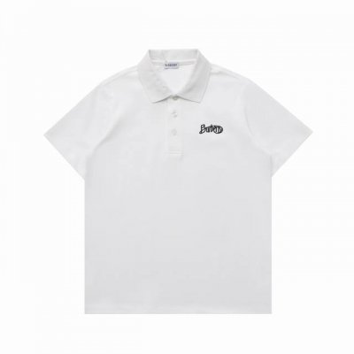 顶级复刻版本] 品名: Burberry 巴宝莉 经典刺绣翻领polo衫短袖T恤 款号：5019 颜色：黑色 白色 尺码：M-Xxl 面料: 280G重磅珠地棉