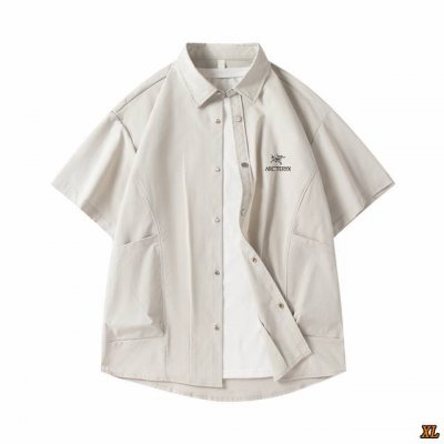 Arc’Teryx始祖鸟 独家实拍上新夏季高品质工装短袖衬衫潮牌宽松痞帅薄款休闲工装半袖衬衣，本季主打，货源充足，放心主推，高端品质，经典设计，做工出色，经典百