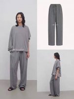 the Row 2025春夏新款套装 可分开拆卖 宽松版型 松紧腰头 慵懒时髦 上身效果氛围拉满 Sml 上衣 裤子