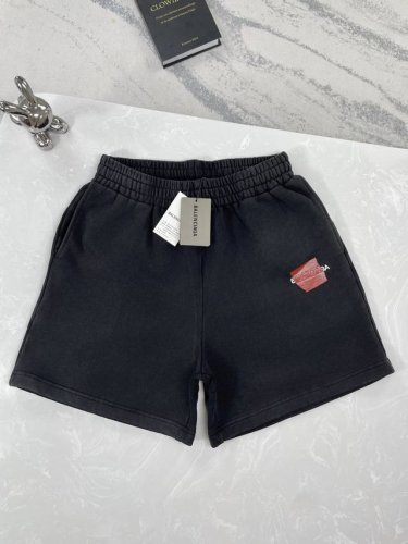 高版本 balenciaga-巴黎世家-25Ss新款刺绣压胶带短裤-三标齐全 size:Xs-L