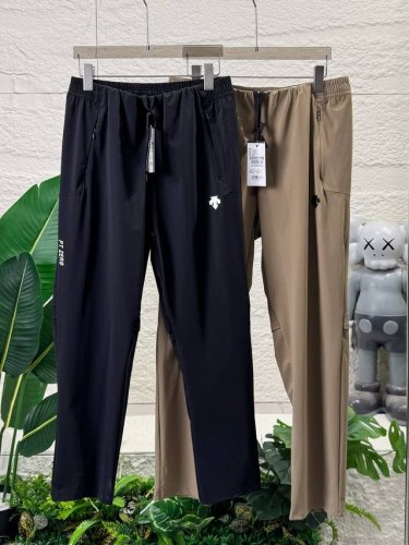 独家甄选 Descente 迪桑特夏季新款冰丝情侣款长裤 速干休闲裤 特综训运动休闲长裤 ，专柜在售 原样打版 品质款 高端面料采用78的锦纶 22的氨纶 ，弹