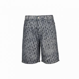 dior 迪奥 25Ss 提花满印做旧牛仔短裤 对版色定纱 通体拔染工艺 定位剪裁 对花缝纫 五金配件点缀 辅料配套 全件采用100%定染纯棉材质牛仔布精心制作