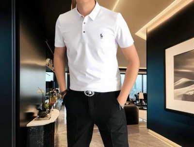 polo 保罗2025春夏新款原单男士翻领短袖polo衫T恤 爆款 简洁时尚百搭 高端品质 无缝包边 胸前刺绣Logo图案设计 定制进口双股丝光珠地棉面料 穿着