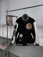 新款上新 最高版本 原版购入开发 区别市场 通货 斯图西 Dries Van Noten X Stussy 22Fw联名款 金太阳爆炸单品棒球服夹克外套 Stu