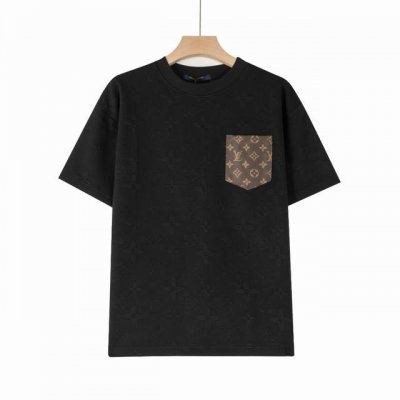 供 顶级版本 Lv 路易威登 24 Ss春夏最新款圆领时尚短袖T恤，官网同步，专柜纯棉面料！贴肤舒适，耐看又好穿，经典简约Logo设计，原厂工艺一丝不苟，定制2