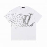 Louis Vuitton*路易威登 Lv 小飞机印花短袖T恤 采用原板独家定制260克32支双莎纯棉面料 质感非常柔软舒服 100%区别市场的顶级面料 不缩水
