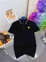 迪桑特 高端定制、2025Ss新款时尚翻领短袖Polot恤、原版复刻、客供原版进口丝光棉面料、原版复刻经典品牌Logo、剪裁完美、做工精致、必入单品首选！尺码：
