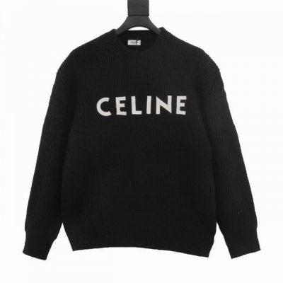 款号Y069 Celine 赛琳 23Fw 字母Logo圆领毛衣 原版官网 0购入，赛琳秋冬最新款Logo毛衣，版型完全参照原版，市面衣长超过70的都是不对版，
