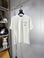 dg*杜嘉班纳 Ss25春夏新款短袖，顶级图案Logo，帅气时尚，简约百搭款。面料棉 不仅挺括，保持潮流的廓形，又穿着舒适，纱织更细腻 码数：M-Xxxl L