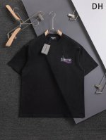 Balenciaga 巴黎世家 微宽版型S-Xl 25Ss新春走秀热卖专柜款新款 前后幅波浪可乐字母巴黎铁塔Logo印花短袖T恤复古味十足 巴黎每次的新品都必然