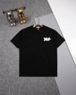 Dior 迪奥 圆领短袖T恤 经典标志品牌字母Logo毛巾绣花 官方同步 1:1原版开模 时尚个性 百搭潮流 纯原品质 原版洗水面料 吊牌 领标 水洗麦 三标齐