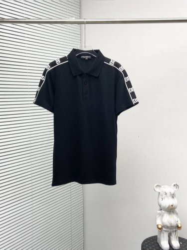 dg 春夏新款翻领polo衫 采用原版Zp一致定制纯棉珠地面料螺纹同缸定染零色差Yb一样克重250G独家品质区别通货欢迎对比码数M-3Xl