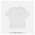 dior 迪奥 25Ss Cd标语签名字母印花短袖 面料采用230克重精梳棉 定制32支1*1螺纹 成衣两遍水洗处理 面料舒适亲肤无异感 定制定染面料 纺织密度