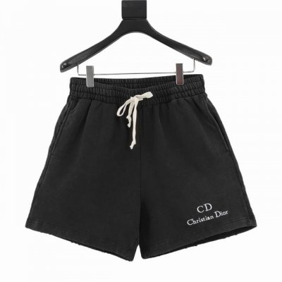 Dior 迪奥 字母刺绣短裤 面料采用360克刷毛面料，订染颜色后整蚀毛处理，对照原版做丝滑超柔处理，布面肌理股线清晰明显，垂感一级棒，做工精致都到达外贸出口标
