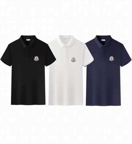 上新款号: M2001 Moncler 蒙口2025新款短袖翻领polo衫 定制大徽章绒标字母Logo 男女同款 采用定制丝光珠地棉面料 面料细腻舒适透气亲肤感