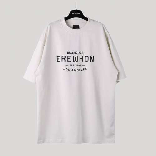 品牌：Aeniaa 巴黎世家 名称；Erewhon超市联名 T恤 面料：双纱32支240 克-专柜同步 #市面最高版本 原版开发定织面料工艺洗水处理 厚实感十足