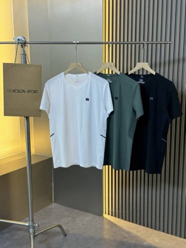 供 Kolon Sport 可隆2025新款 圆领户外速干短袖T恤 -Color：黑色 白色 -Size： L Xl 2Xl 3Xl 4Xl 5Xl 韩国进口定