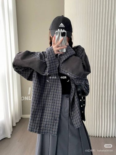 上新， 款号：G212 Acne Studios新款复古格纹补丁拼接情侣款休闲衬衫上衣 1面料采用原版高品质格纹料子，手感和上身效果非常舒适，非常优质的面料！