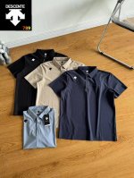 迪桑特 25Ss夏季新款翻领polo衫户外透气短袖T恤 陈伟霆同款 专柜同步发售四色可选 休闲商务风十足 经典百搭永不过时系列 绝佳出行穿搭必备百搭单品 官网专