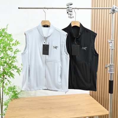 上新 米 款号 8589# arcteryx 始祖鸟25S夏季新款立领轻薄冰丝防晒马甲背心 胸前刺绣大鸟Logo标志 客供锦纶面料 手感软糯无比 直接接触皮肤都