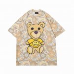 Y03 Drew复古小熊圆领短袖T 码数：S-Xl 颜色： 黄色