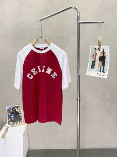 Celine赛琳独家专供新款原单男士休闲短袖 高端定制 高端版本 时尚百搭爆款进口面料 手感超柔软细腻 穿着亲肤舒适 高端精品 代工厂p精细做工 上身非常赞 男