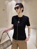 B家B家新款圆领短袖T恤 款号:62140 黑色 白色 杏色 s-M-L-Xl-Xxl
