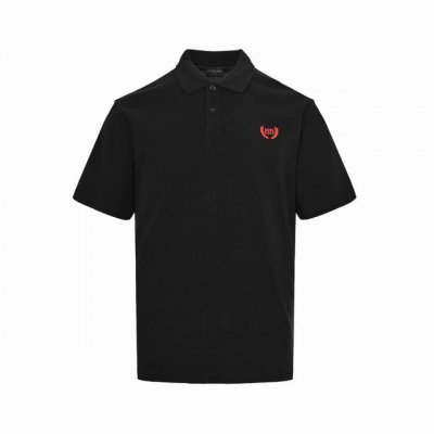 balenciaga 巴黎世家 25Ss 麦穗双B刺绣polo短袖 balenciag 新款麦穗绣花polo衫 这款T恤以珠地棉为材料 翻领系扣设计 两侧开叉增