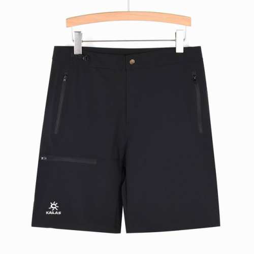 kailas 凯乐石2纯色Logo刺绣系扣直筒夏季中腰休闲短裤Gamma软壳短裤男女同款 户外休闲短裤。尼龙混纺，具有优良的透气性、耐用性以及弹性，穿着很舒适，