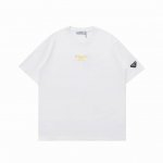 顶级复刻版本] 品名: prada 普拉达 新款刺绣Logo袖口三角标休闲圆领短袖T恤 款号：330 尺码：S-Xl 颜色：黑色 白色 面料: 原版280克重磅