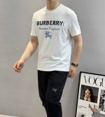 bbr*巴宝-莉2025S新品短袖T恤，经典战马胸前经典巴宝莉字母搭配.战马立体烫画.帅气时尚，简约百搭款。190G丝光棉面料棉 不仅挺括，保持潮流的廓形，又穿