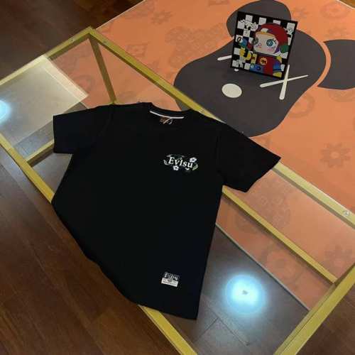 上新， Evisu福神2025新款男士字母小花大M短袖 颜色 白 尺码：S-Xxl S码 肩宽44 胸围96 衣长68 适合身材 -120斤 M码 肩宽46 胸
