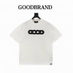 goodbrand 地球提花湿毛巾绣圆领短袖T恤 男女同款 350克面料 颜色 黑色 白色 尺码 S-Xl