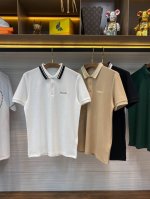 Gu25Ss春夏新款珠地网眼棉布撞色翻领短Tee 男士经典字母标识刺绣休闲短袖polo衫 贸易公司渠道稀出 领先官网发售 一款专为追求品质与时尚并重的你精心打造