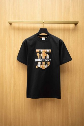 2025Bbr最新款T恤 经典字母刺绣Logo设计 顶级纯棉面料 正常版型 黑色 尺码：S~Xxl