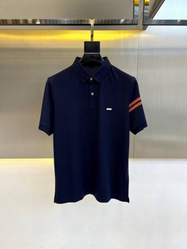 杰尼亚、高端定制-至尊商务休闲风25男士Polo衫，经典商务男装，男装界的天花板，高质感的简约Tee，精准到每一针的细腻工艺，完全区别于普通面料裁剪。51%聚酯