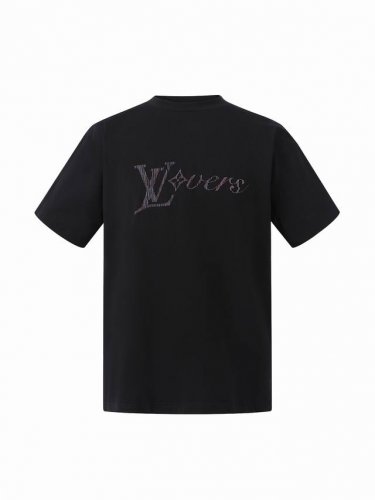 Louis Vuitton25Ss Vers短袖 正品8350购入 32支精疏棉平纹双纱230克 1*1配套罗纹 渐变印花 面料酵洗 定制1：1商标 宽松版型