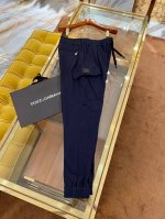 2025Ssdg最新款工装休闲裤 独家黑皮牌标识Logo 完美立体裤型剪裁 棉质弹力面料 蓝色 Size:44-54